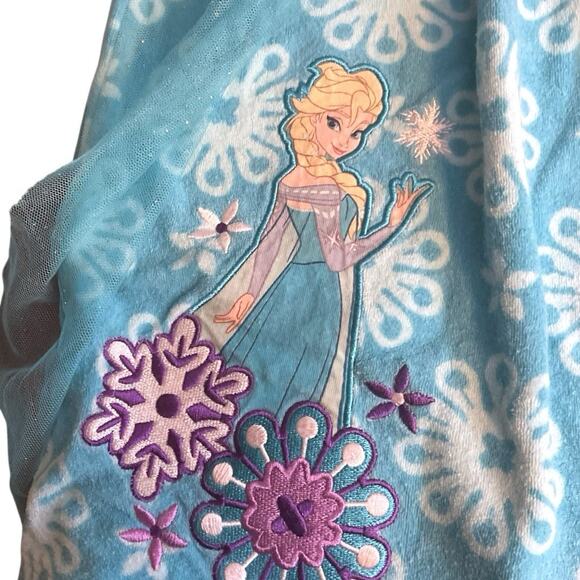 Disney Store Frozen Elsa Dress 7/8 Children Place Black Uniform Skort 6X/7-Socks - Picture 5 of 9